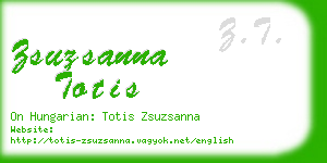 zsuzsanna totis business card